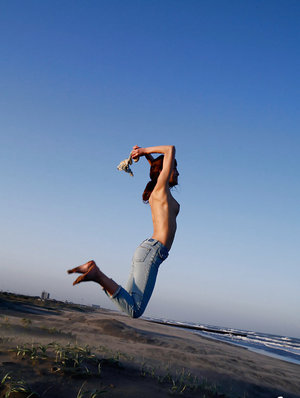 18 year old girl Cipriana A takes a cumshot in mouth after sex in mesh hosiery